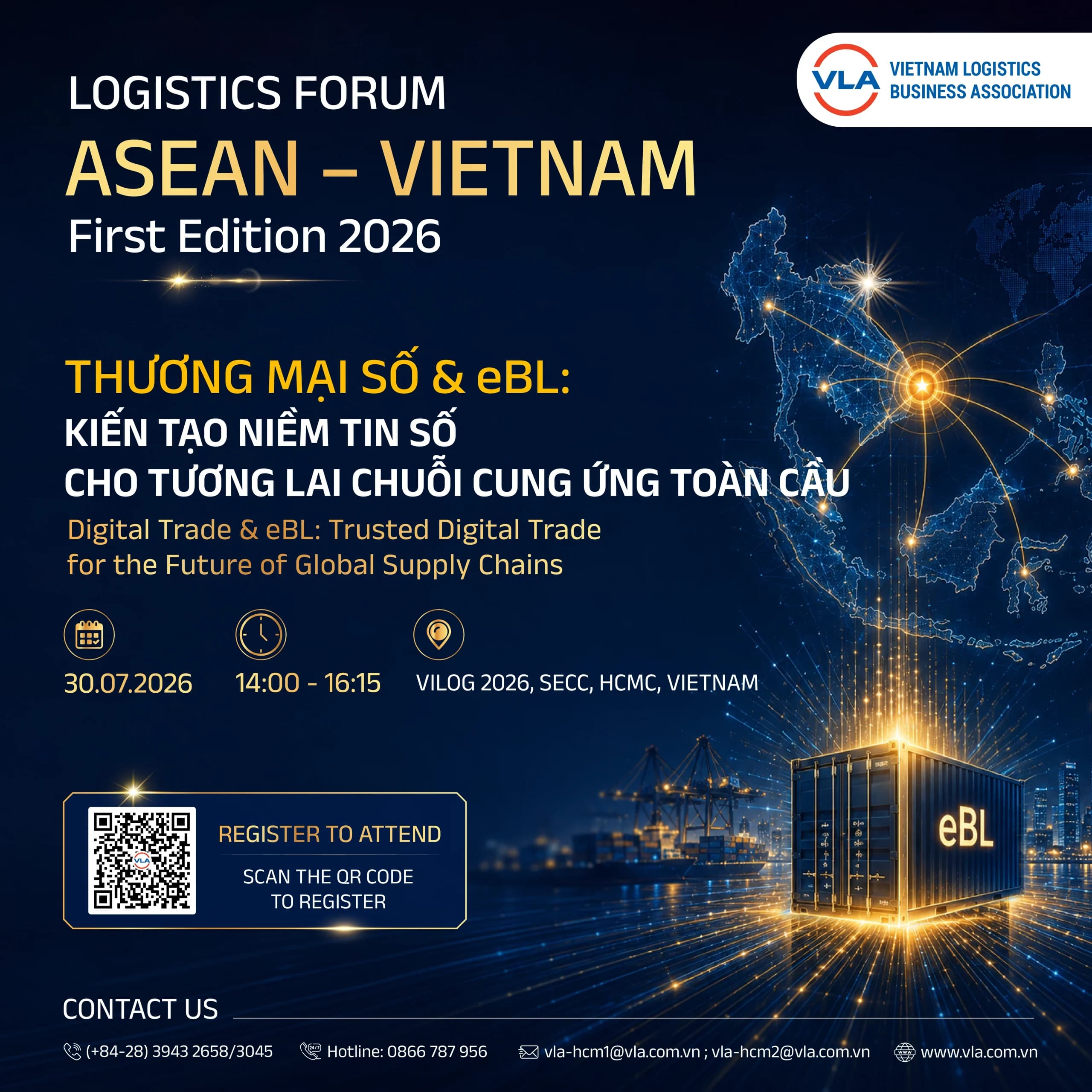 Thương mại số và eBL: Chìa khóa kiến tạo niềm tin cho chuỗi cung ứng toàn cầu