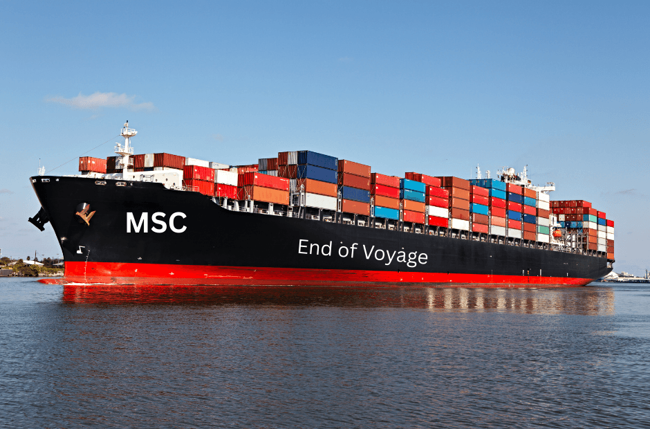 Hãng tàu MSC tuyên bố “kết thúc hành trình” đối với hàng hóa đi Vùng Vịnh