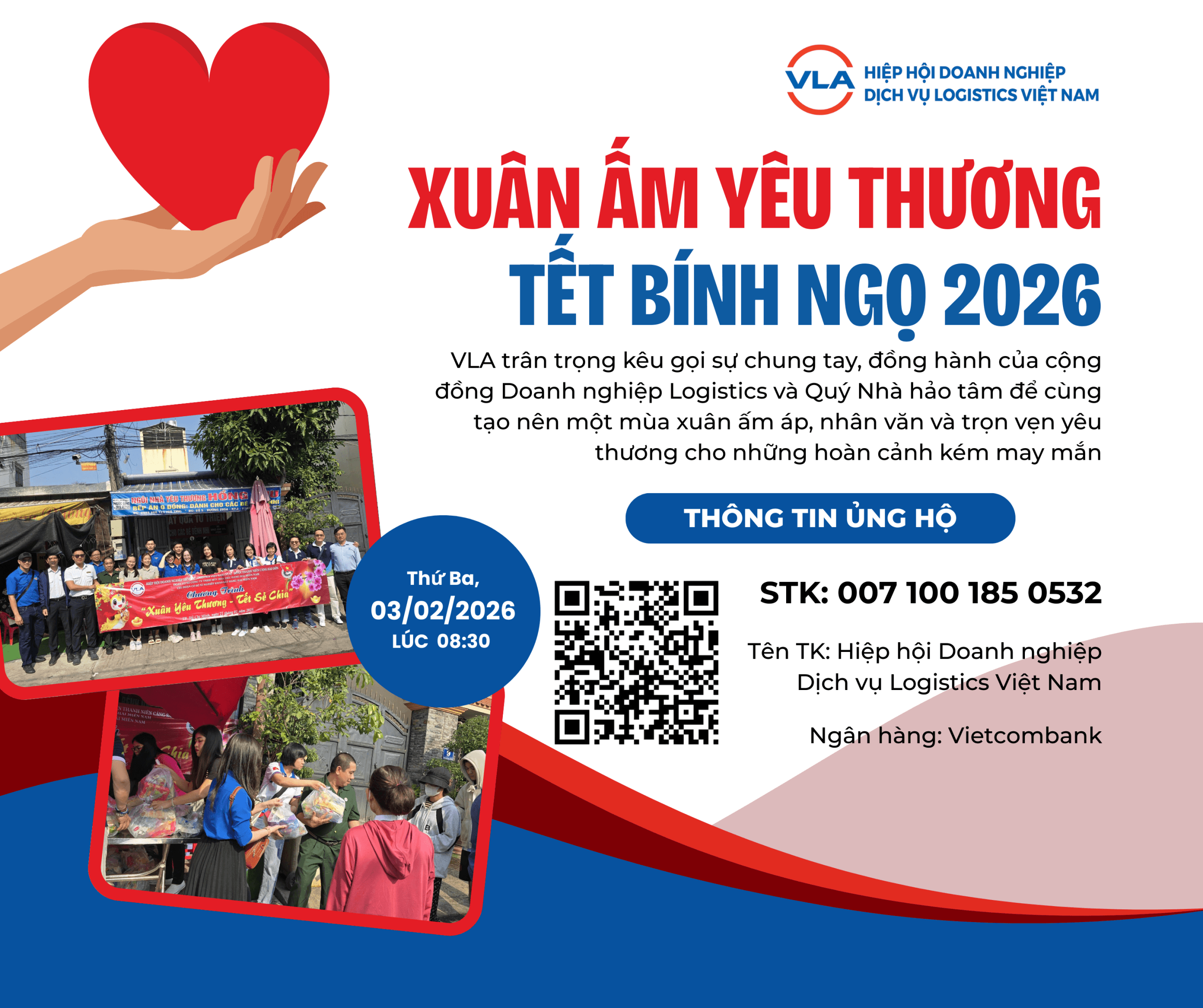 Lan tỏa yêu thương – VLA tiếp tục hành trình “Xuân ấm yêu thương” dịp Tết Bính Ngọ 2026