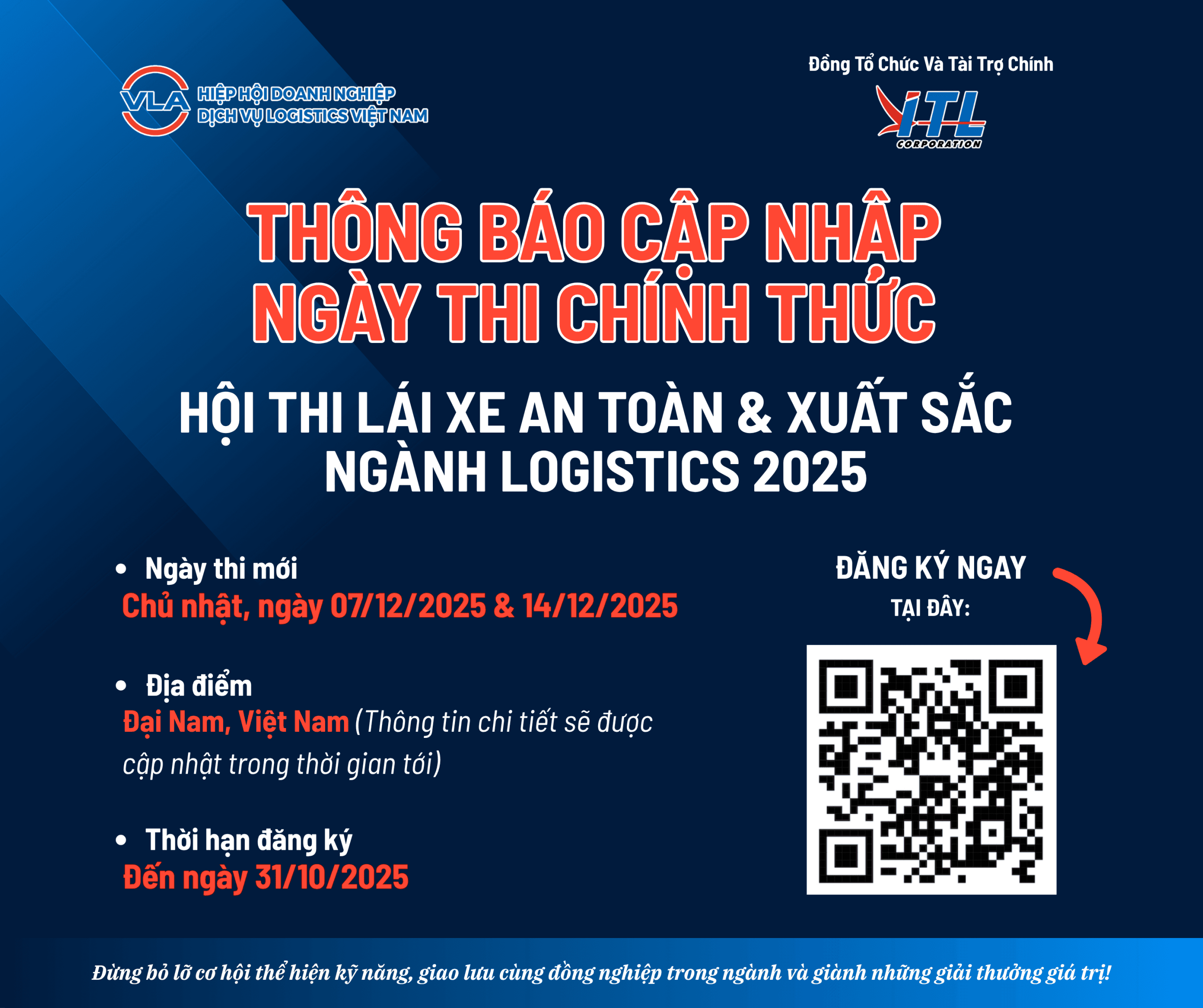 Hội thi Lái xe An toàn & Xuất sắc ngành Logistics 2025: Sân chơi chuyên nghiệp dành cho đội ngũ tài xế Việt Nam
