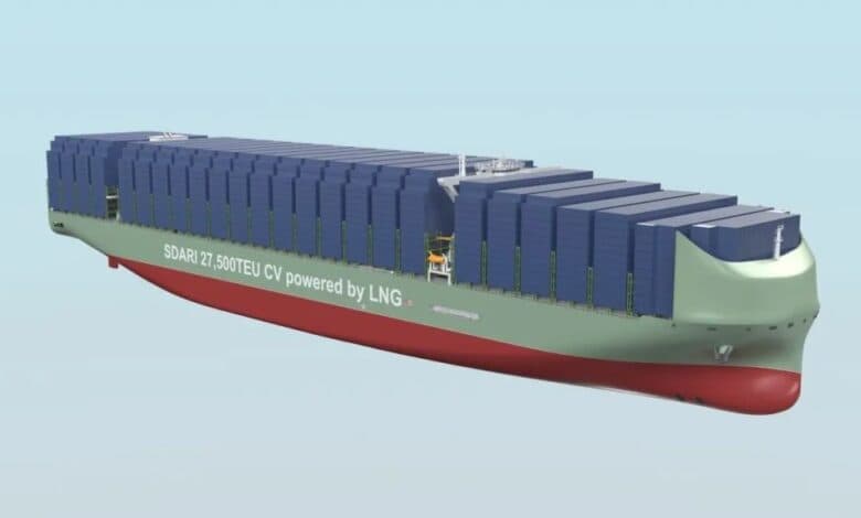 Trung Quốc ra mắt tàu container 27.500 TEU đầu tiên trên thế giới