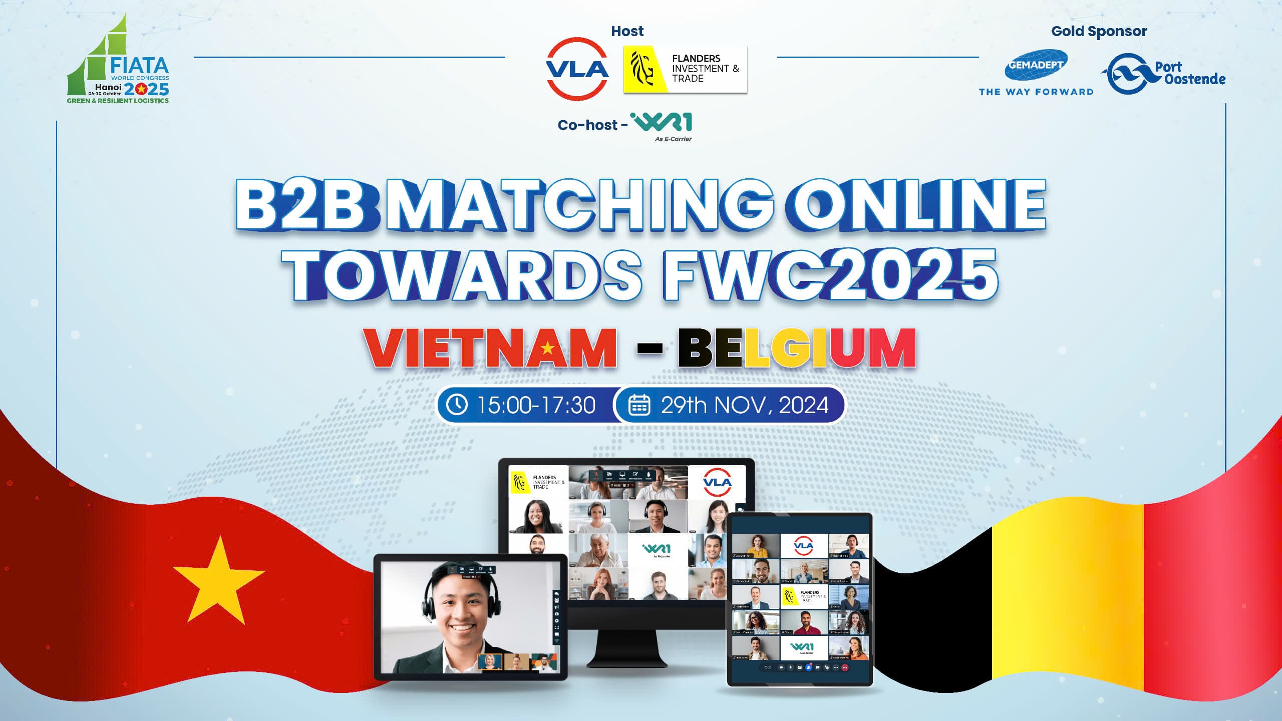 B2B Matching Online phiên thứ 2: Việt Nam – Bỉ