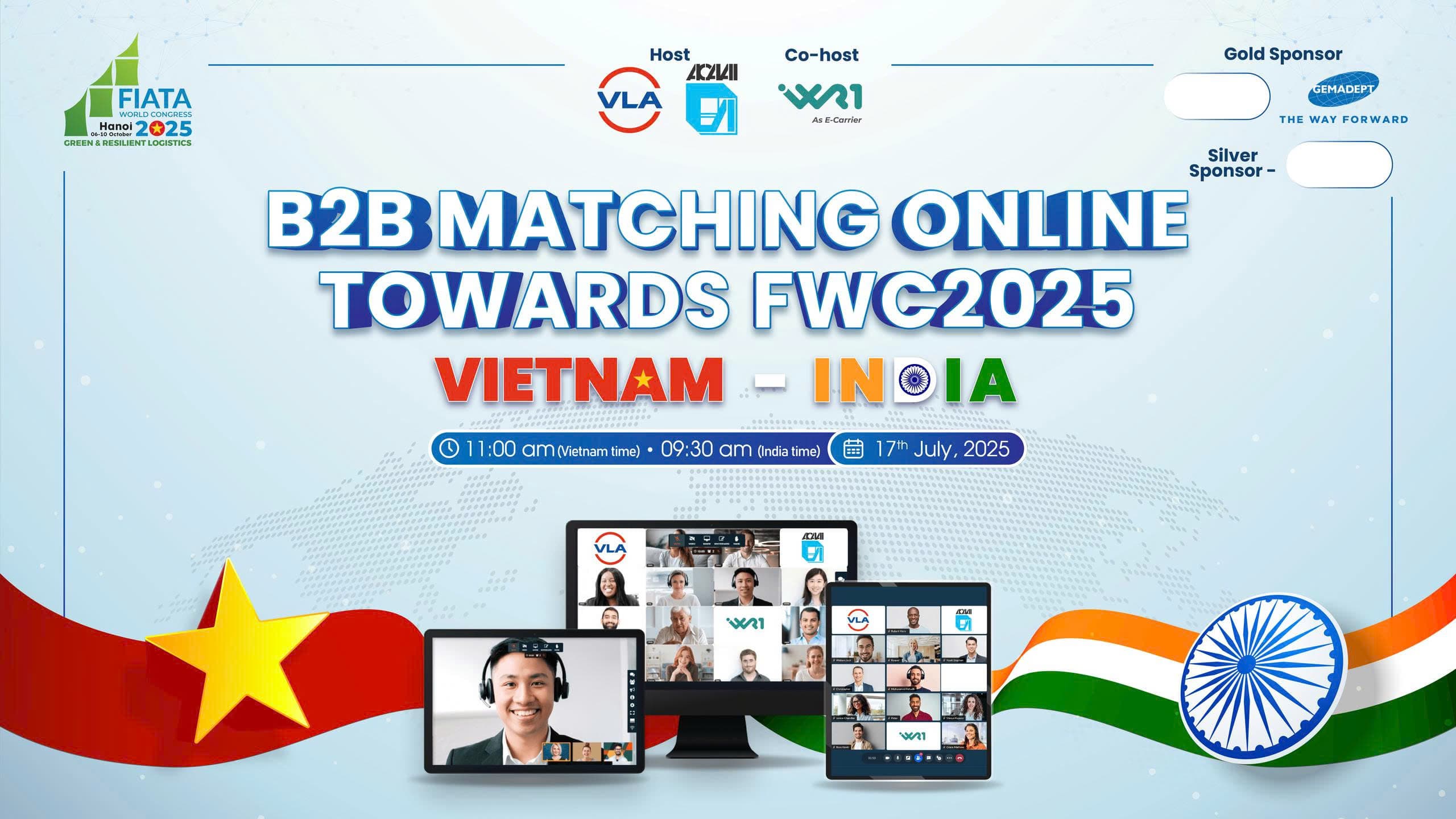 B2B MATCHING ONLINE PHIÊN THỨ 4: VIỆT NAM – ẤN ĐỘ