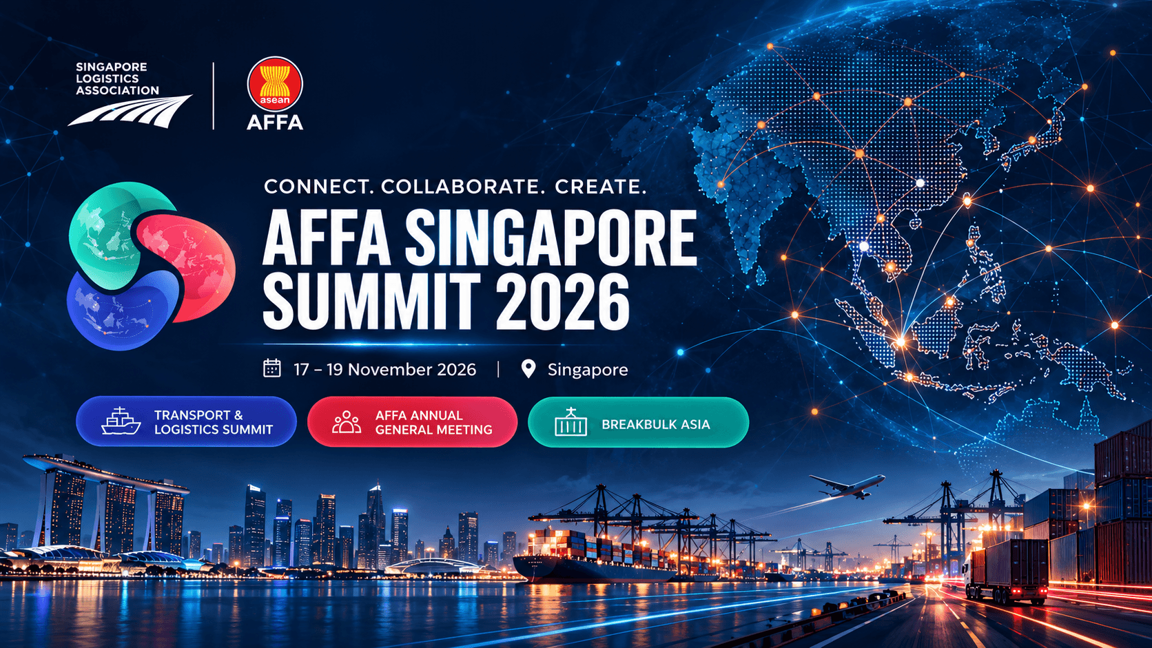AFFA Singapore Summit 2026: Cơ hội mở rộng kết nối kinh doanh cho doanh nghiệp logistics Việt Nam